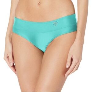 Body Glove Women's Standard Smoothies Hazel Solid Mid Coverage Bikini Bottom L